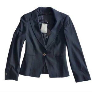 Ted Baker London Black Tailored Single-Breasted Blazer Size 8